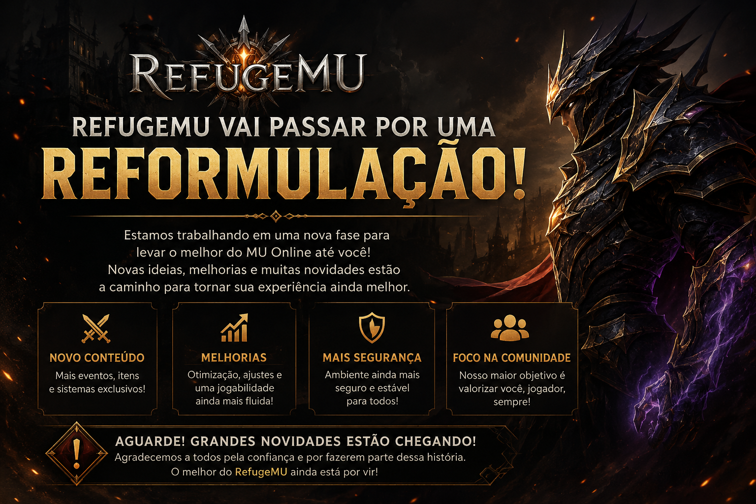 RefugeMU em Reformulação